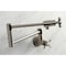 Kingston Brass KS4108BEX Wall Mount Pot Filler, Brushed Nickel KS4108BEX - alternate 3